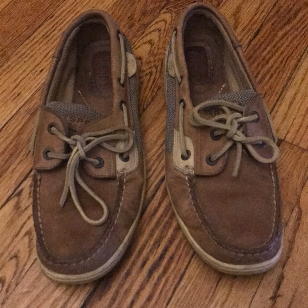 Leather Sperry Topsider Boat Shoes